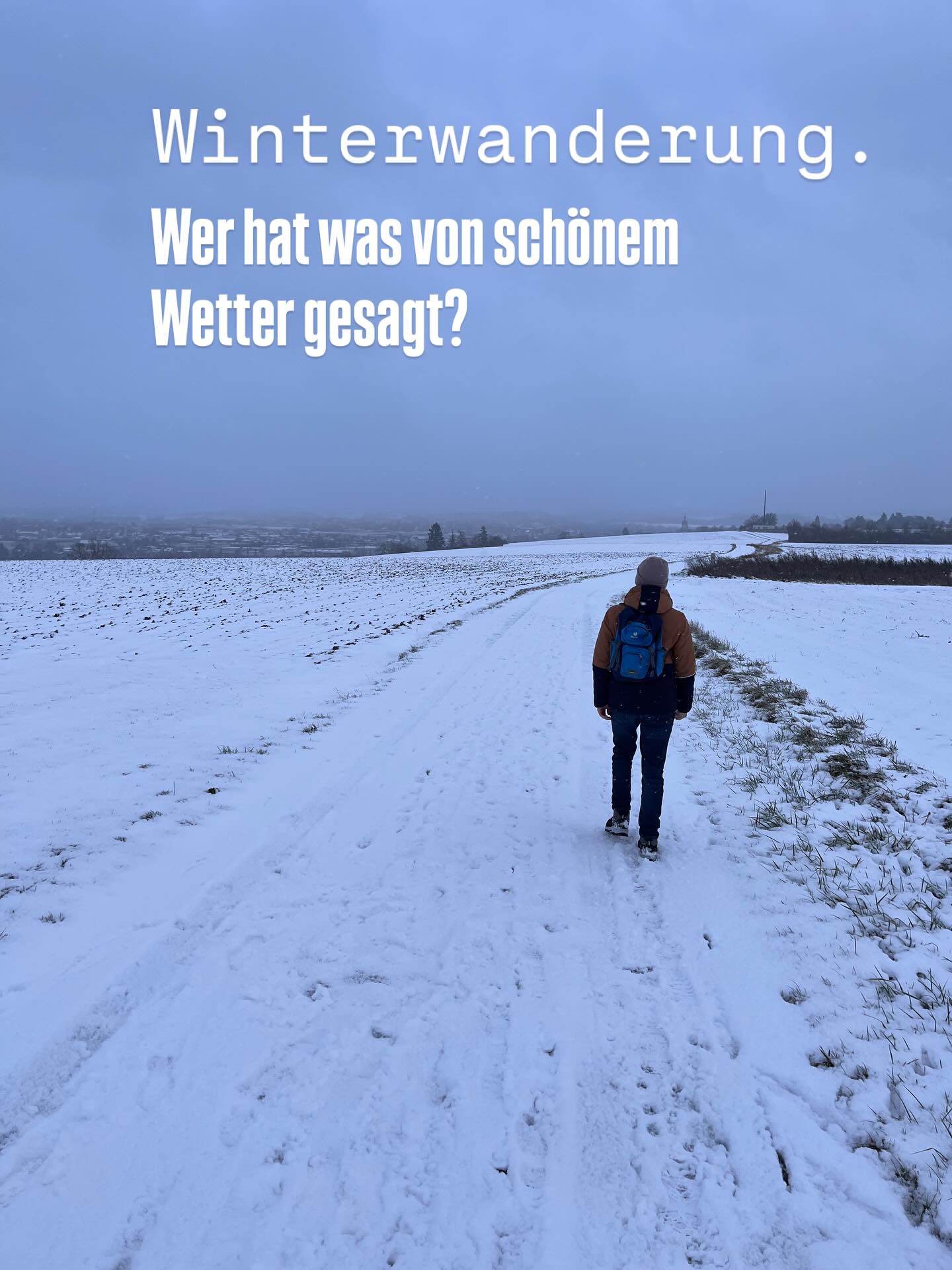 Fürs Neujahrswochenende stand „Winterwanderung“ auf dem TP der @krv_jugend.1897 - also wurde gewandert. @lorik.shala4 hatte nach 3h zwar etwas von ☃️ aber hey #ut1isfuntoo